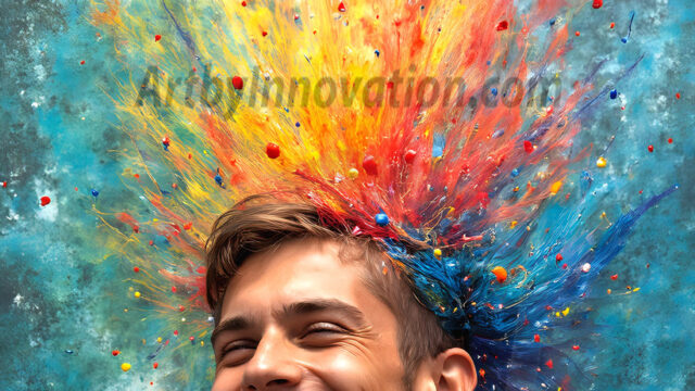 AI-generated abstract art featuring beautiful, handsome, sexy, shirtless, men, boys, lads, full of excitement joy and fun, covered in body paint, dynamic, interactive, Combining elements of realism with surreal abstract qualities, showcasing the potential of AI in artistic expression. Photos of guys, just smiling, happy, and having a good time. Most of them are smiling because a paint bomb just blow up next to them, so I'm calling is Abstract Art. When paint attacks and makes people happy, it's Art!