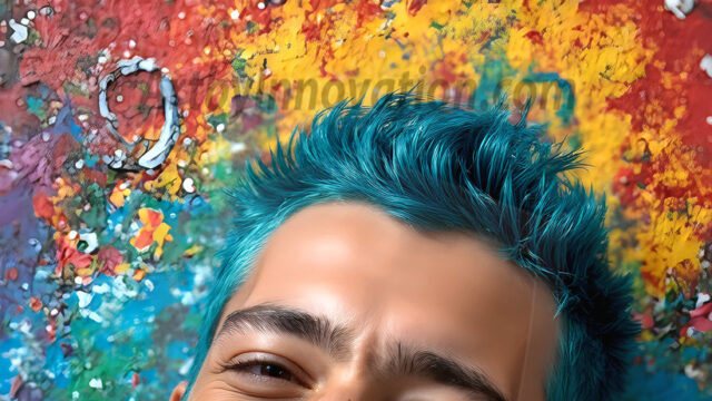 AI-generated abstract art featuring beautiful, handsome, sexy, shirtless, men, boys, lads, full of excitement joy and fun, covered in body paint, dynamic, interactive, Combining elements of realism with surreal abstract qualities, showcasing the potential of AI in artistic expression. Photos of guys, just smiling, happy, and having a good time. Most of them are smiling because a paint bomb just blow up next to them, so I'm calling is Abstract Art. When paint attacks and makes people happy, it's Art!