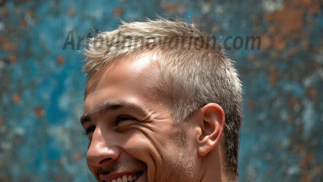 AI-generated abstract art featuring beautiful, handsome, sexy, shirtless, men, boys, lads, full of excitement joy and fun, covered in body paint, dynamic, interactive, Combining elements of realism with surreal abstract qualities, showcasing the potential of AI in artistic expression. Photos of guys, just smiling, happy, and having a good time. Most of them are smiling because a paint bomb just blow up next to them, so I'm calling is Abstract Art. When paint attacks and makes people happy, it's Art!