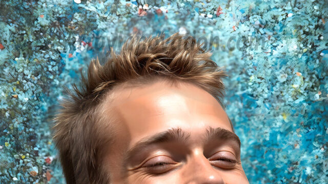 AI-generated abstract art featuring beautiful, handsome, sexy, shirtless, men, boys, lads, full of excitement joy and fun, covered in body paint, dynamic, interactive, Combining elements of realism with surreal abstract qualities, showcasing the potential of AI in artistic expression. Photos of guys, just smiling, happy, and having a good time. Most of them are smiling because a paint bomb just blow up next to them, so I'm calling is Abstract Art. When paint attacks and makes people happy, it's Art!