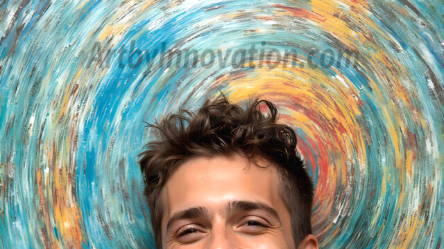 AI-generated abstract art featuring beautiful, handsome, sexy, shirtless, men, boys, lads, full of excitement joy and fun, covered in body paint, dynamic, interactive, Combining elements of realism with surreal abstract qualities, showcasing the potential of AI in artistic expression. Photos of guys, just smiling, happy, and having a good time. Most of them are smiling because a paint bomb just blow up next to them, so I'm calling is Abstract Art. When paint attacks and makes people happy, it's Art!