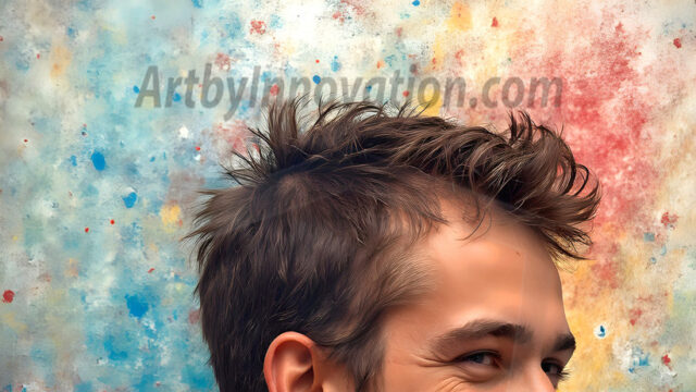 AI-generated abstract art featuring beautiful, handsome, sexy, shirtless, men, boys, lads, full of excitement joy and fun, covered in body paint, dynamic, interactive, Combining elements of realism with surreal abstract qualities, showcasing the potential of AI in artistic expression. Photos of guys, just smiling, happy, and having a good time. Most of them are smiling because a paint bomb just blow up next to them, so I'm calling is Abstract Art. When paint attacks and makes people happy, it's Art!