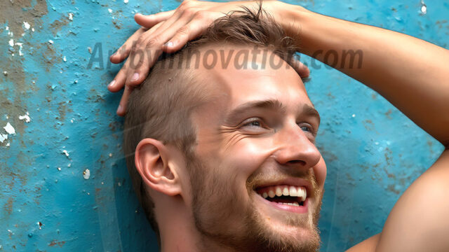 AI-generated abstract art featuring beautiful, handsome, sexy, shirtless, men, boys, lads, full of excitement joy and fun, covered in body paint, dynamic, interactive, Combining elements of realism with surreal abstract qualities, showcasing the potential of AI in artistic expression. Photos of guys, just smiling, happy, and having a good time. Most of them are smiling because a paint bomb just blow up next to them, so I'm calling is Abstract Art. When paint attacks and makes people happy, it's Art!