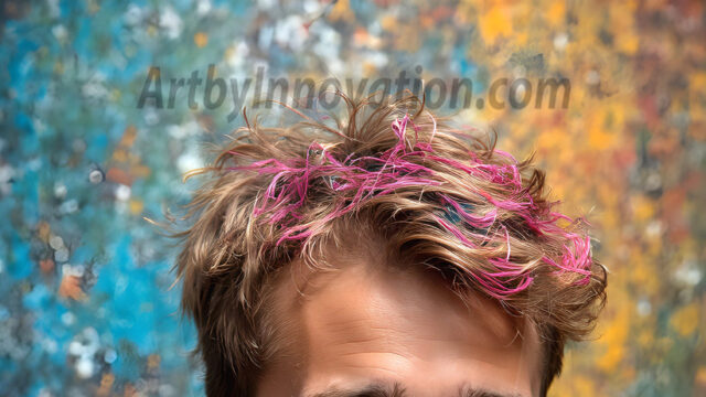 AI-generated abstract art featuring beautiful, handsome, sexy, shirtless, men, boys, lads, full of excitement joy and fun, covered in body paint, dynamic, interactive, Combining elements of realism with surreal abstract qualities, showcasing the potential of AI in artistic expression. Photos of guys, just smiling, happy, and having a good time. Most of them are smiling because a paint bomb just blow up next to them, so I'm calling is Abstract Art. When paint attacks and makes people happy, it's Art!