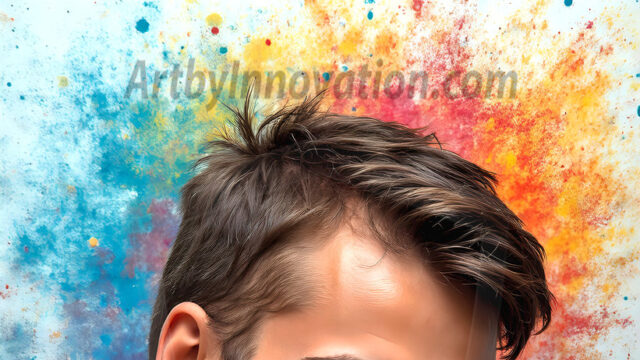 AI-generated abstract art featuring beautiful, handsome, sexy, shirtless, men, boys, lads, full of excitement joy and fun, covered in body paint, dynamic, interactive, Combining elements of realism with surreal abstract qualities, showcasing the potential of AI in artistic expression. Photos of guys, just smiling, happy, and having a good time. Most of them are smiling because a paint bomb just blow up next to them, so I'm calling is Abstract Art. When paint attacks and makes people happy, it's Art!