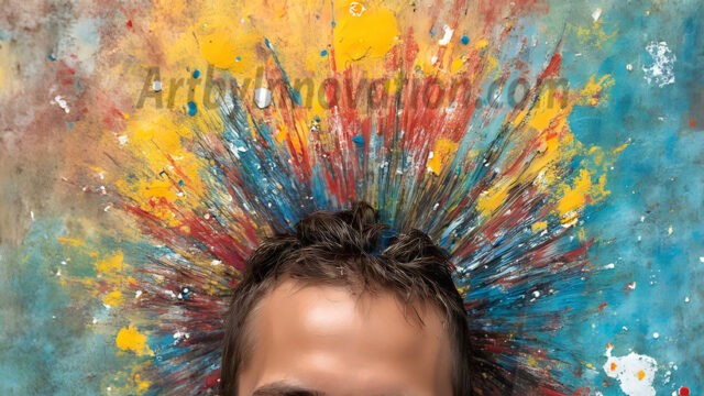 AI-generated abstract art featuring beautiful, handsome, sexy, shirtless, men, boys, lads, full of excitement joy and fun, covered in body paint, dynamic, interactive, Combining elements of realism with surreal abstract qualities, showcasing the potential of AI in artistic expression. Photos of guys, just smiling, happy, and having a good time. Most of them are smiling because a paint bomb just blow up next to them, so I'm calling is Abstract Art. When paint attacks and makes people happy, it's Art!