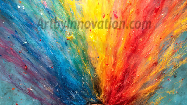 AI-generated abstract art featuring beautiful, handsome, sexy, shirtless, men, boys, lads, full of excitement joy and fun, covered in body paint, dynamic, interactive, Combining elements of realism with surreal abstract qualities, showcasing the potential of AI in artistic expression. Photos of guys, just smiling, happy, and having a good time. Most of them are smiling because a paint bomb just blow up next to them, so I'm calling is Abstract Art. When paint attacks and makes people happy, it's Art!