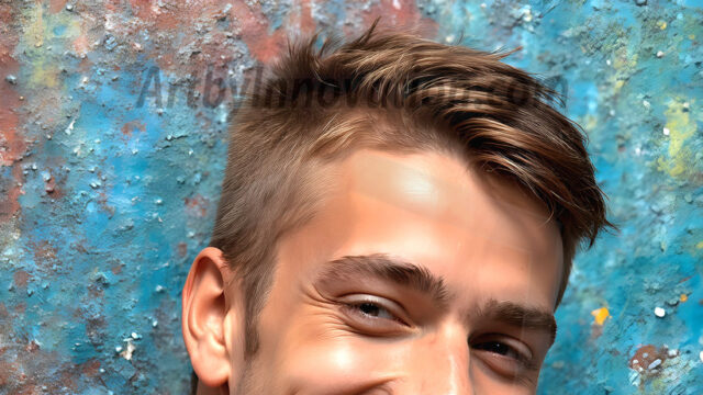 AI-generated abstract art featuring beautiful, handsome, sexy, shirtless, men, boys, lads, full of excitement joy and fun, covered in body paint, dynamic, interactive, Combining elements of realism with surreal abstract qualities, showcasing the potential of AI in artistic expression. Photos of guys, just smiling, happy, and having a good time. Most of them are smiling because a paint bomb just blow up next to them, so I'm calling is Abstract Art. When paint attacks and makes people happy, it's Art!