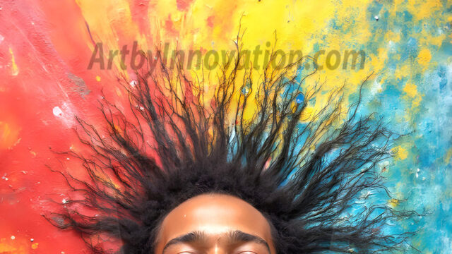 AI-generated abstract art featuring beautiful, handsome, sexy, shirtless, men, boys, lads, full of excitement joy and fun, covered in body paint, dynamic, interactive, Combining elements of realism with surreal abstract qualities, showcasing the potential of AI in artistic expression. Photos of guys, just smiling, happy, and having a good time. Most of them are smiling because a paint bomb just blow up next to them, so I'm calling is Abstract Art. When paint attacks and makes people happy, it's Art!