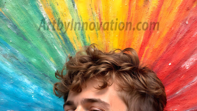 AI-generated abstract art featuring beautiful, handsome, sexy, shirtless, men, boys, lads, full of excitement joy and fun, covered in body paint, dynamic, interactive, Combining elements of realism with surreal abstract qualities, showcasing the potential of AI in artistic expression. Photos of guys, just smiling, happy, and having a good time. Most of them are smiling because a paint bomb just blow up next to them, so I'm calling is Abstract Art. When paint attacks and makes people happy, it's Art!