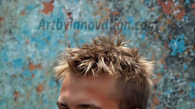 AI-generated abstract art featuring beautiful, handsome, sexy, shirtless, men, boys, lads, full of excitement joy and fun, covered in body paint, dynamic, interactive, Combining elements of realism with surreal abstract qualities, showcasing the potential of AI in artistic expression. Photos of guys, just smiling, happy, and having a good time. Most of them are smiling because a paint bomb just blow up next to them, so I'm calling is Abstract Art. When paint attacks and makes people happy, it's Art!