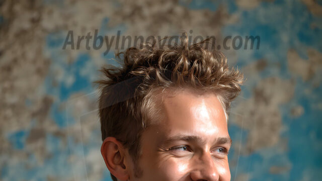 AI-generated abstract art featuring beautiful, handsome, sexy, shirtless, men, boys, lads, full of excitement joy and fun, covered in body paint, dynamic, interactive, Combining elements of realism with surreal abstract qualities, showcasing the potential of AI in artistic expression. Photos of guys, just smiling, happy, and having a good time. Most of them are smiling because a paint bomb just blow up next to them, so I'm calling is Abstract Art. When paint attacks and makes people happy, it's Art!