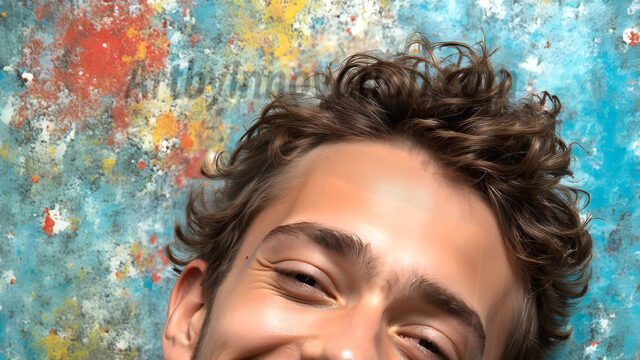 AI-generated abstract art featuring beautiful, handsome, sexy, shirtless, men, boys, lads, full of excitement joy and fun, covered in body paint, dynamic, interactive, Combining elements of realism with surreal abstract qualities, showcasing the potential of AI in artistic expression. Photos of guys, just smiling, happy, and having a good time. Most of them are smiling because a paint bomb just blow up next to them, so I'm calling is Abstract Art. When paint attacks and makes people happy, it's Art!