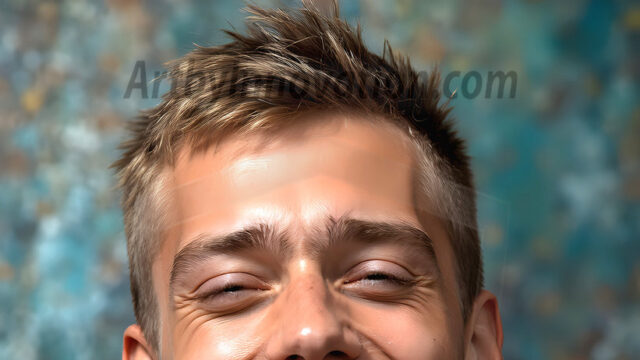 AI-generated abstract art featuring beautiful, handsome, sexy, shirtless, men, boys, lads, full of excitement joy and fun, covered in body paint, dynamic, interactive, Combining elements of realism with surreal abstract qualities, showcasing the potential of AI in artistic expression. Photos of guys, just smiling, happy, and having a good time. Most of them are smiling because a paint bomb just blow up next to them, so I'm calling is Abstract Art. When paint attacks and makes people happy, it's Art!