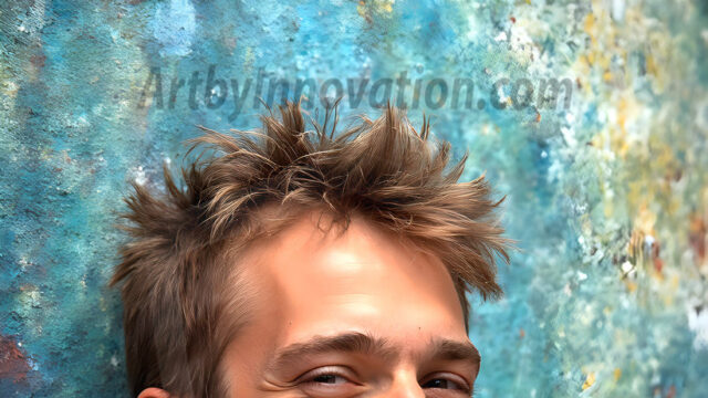 AI-generated abstract art featuring beautiful, handsome, sexy, shirtless, men, boys, lads, full of excitement joy and fun, covered in body paint, dynamic, interactive, Combining elements of realism with surreal abstract qualities, showcasing the potential of AI in artistic expression. Photos of guys, just smiling, happy, and having a good time. Most of them are smiling because a paint bomb just blow up next to them, so I'm calling is Abstract Art. When paint attacks and makes people happy, it's Art!