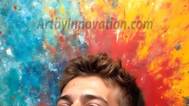 AI-generated abstract art featuring beautiful, handsome, sexy, shirtless, men, boys, lads, full of excitement joy and fun, covered in body paint, dynamic, interactive, Combining elements of realism with surreal abstract qualities, showcasing the potential of AI in artistic expression. Photos of guys, just smiling, happy, and having a good time. Most of them are smiling because a paint bomb just blow up next to them, so I'm calling is Abstract Art. When paint attacks and makes people happy, it's Art!