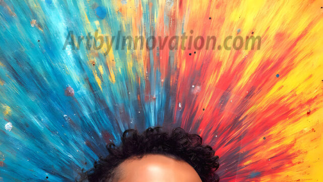 AI-generated abstract art featuring beautiful, handsome, sexy, shirtless, men, boys, lads, full of excitement joy and fun, covered in body paint, dynamic, interactive, Combining elements of realism with surreal abstract qualities, showcasing the potential of AI in artistic expression. Photos of guys, just smiling, happy, and having a good time. Most of them are smiling because a paint bomb just blow up next to them, so I'm calling is Abstract Art. When paint attacks and makes people happy, it's Art!