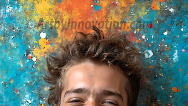 AI-generated abstract art featuring beautiful, handsome, sexy, shirtless, men, boys, lads, full of excitement joy and fun, covered in body paint, dynamic, interactive, Combining elements of realism with surreal abstract qualities, showcasing the potential of AI in artistic expression. Photos of guys, just smiling, happy, and having a good time. Most of them are smiling because a paint bomb just blow up next to them, so I'm calling is Abstract Art. When paint attacks and makes people happy, it's Art!