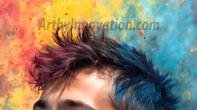 AI-generated abstract art featuring beautiful, handsome, sexy, shirtless, men, boys, lads, full of excitement joy and fun, covered in body paint, dynamic, interactive, Combining elements of realism with surreal abstract qualities, showcasing the potential of AI in artistic expression. Photos of guys, just smiling, happy, and having a good time. Most of them are smiling because a paint bomb just blow up next to them, so I'm calling is Abstract Art. When paint attacks and makes people happy, it's Art!