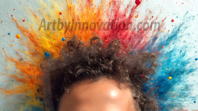 AI-generated abstract art featuring beautiful, handsome, sexy, shirtless, men, boys, lads, full of excitement joy and fun, covered in body paint, dynamic, interactive, Combining elements of realism with surreal abstract qualities, showcasing the potential of AI in artistic expression. Photos of guys, just smiling, happy, and having a good time. Most of them are smiling because a paint bomb just blow up next to them, so I'm calling is Abstract Art. When paint attacks and makes people happy, it's Art!