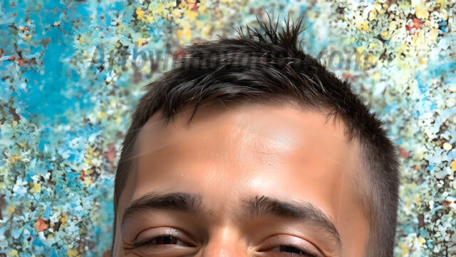 AI-generated abstract art featuring beautiful, handsome, sexy, shirtless, men, boys, lads, full of excitement joy and fun, covered in body paint, dynamic, interactive, Combining elements of realism with surreal abstract qualities, showcasing the potential of AI in artistic expression. Photos of guys, just smiling, happy, and having a good time. Most of them are smiling because a paint bomb just blow up next to them, so I'm calling is Abstract Art. When paint attacks and makes people happy, it's Art!