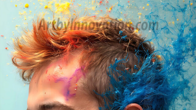 AI-generated abstract art featuring beautiful, handsome, sexy, shirtless, men, boys, lads, full of excitement joy and fun, covered in body paint, dynamic, interactive, Combining elements of realism with surreal abstract qualities, showcasing the potential of AI in artistic expression. Photos of guys, just smiling, happy, and having a good time. Most of them are smiling because a paint bomb just blow up next to them, so I'm calling is Abstract Art. When paint attacks and makes people happy, it's Art!