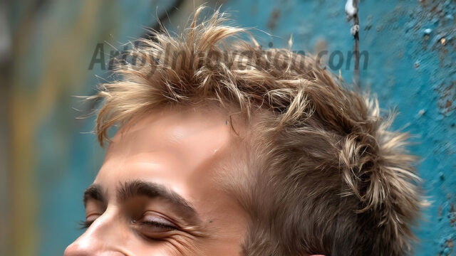 AI-generated abstract art featuring beautiful, handsome, sexy, shirtless, men, boys, lads, full of excitement joy and fun, covered in body paint, dynamic, interactive, Combining elements of realism with surreal abstract qualities, showcasing the potential of AI in artistic expression. Photos of guys, just smiling, happy, and having a good time. Most of them are smiling because a paint bomb just blow up next to them, so I'm calling is Abstract Art. When paint attacks and makes people happy, it's Art!