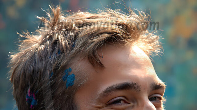 AI-generated abstract art featuring beautiful, handsome, sexy, shirtless, men, boys, lads, full of excitement joy and fun, covered in body paint, dynamic, interactive, Combining elements of realism with surreal abstract qualities, showcasing the potential of AI in artistic expression. Photos of guys, just smiling, happy, and having a good time. Most of them are smiling because a paint bomb just blow up next to them, so I'm calling is Abstract Art. When paint attacks and makes people happy, it's Art!