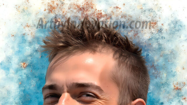 AI-generated abstract art featuring beautiful, handsome, sexy, shirtless, men, boys, lads, full of excitement joy and fun, covered in body paint, dynamic, interactive, Combining elements of realism with surreal abstract qualities, showcasing the potential of AI in artistic expression. Photos of guys, just smiling, happy, and having a good time. Most of them are smiling because a paint bomb just blow up next to them, so I'm calling is Abstract Art. When paint attacks and makes people happy, it's Art!