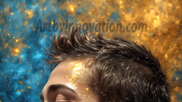 AI-generated abstract art featuring beautiful, handsome, sexy, shirtless, men, boys, lads, full of excitement joy and fun, covered in body paint, dynamic, interactive, Combining elements of realism with surreal abstract qualities, showcasing the potential of AI in artistic expression. Photos of guys, just smiling, happy, and having a good time. Most of them are smiling because a paint bomb just blow up next to them, so I'm calling is Abstract Art. When paint attacks and makes people happy, it's Art!