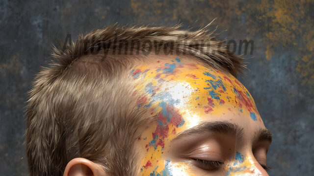 AI-generated abstract art featuring beautiful, handsome, sexy, shirtless, men, boys, lads, full of excitement joy and fun, covered in body paint, dynamic, interactive, Combining elements of realism with surreal abstract qualities, showcasing the potential of AI in artistic expression. Photos of guys, just smiling, happy, and having a good time. Most of them are smiling because a paint bomb just blow up next to them, so I'm calling is Abstract Art. When paint attacks and makes people happy, it's Art!