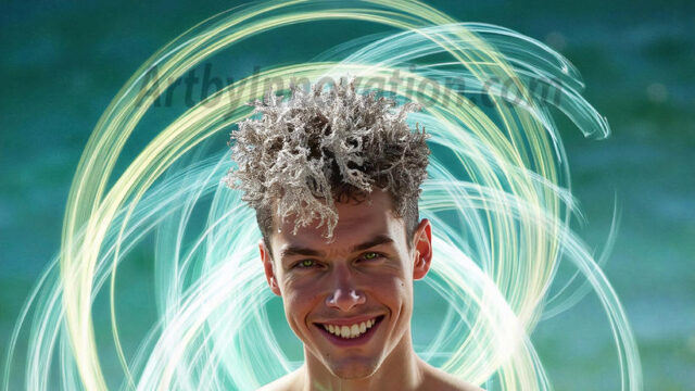 Abstract Male Art, AI photos of handsome shirtless men dancing with Light Rays, colorful art in motion. Guys dancing with radiant light rays that wrap around his body in flowing patterns, emphasizing his movements and adding a sense of ethereal fluidity. The designs appear weightless and almost sculptural, creates a striking contrast against the backgrounds making him the center of a cosmic dance, with energy and elegance. AI-generated abstract art HD photos featuring handsome, sexy, shirtless, men, boys, lads, dancing with colorful light rays, dynamic, interactive. Combining elements of realism with surreal abstract qualities, showcasing the potential of AI in artistic expression.