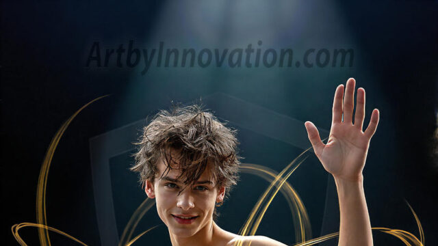 Abstract Male Art, AI photos of handsome shirtless men dancing with Light Rays, colorful art in motion. Guys dancing with radiant light rays that wrap around his body in flowing patterns, emphasizing his movements and adding a sense of ethereal fluidity. The designs appear weightless and almost sculptural, creates a striking contrast against the backgrounds making him the center of a cosmic dance, with energy and elegance. AI-generated abstract art HD photos featuring handsome, sexy, shirtless, men, boys, lads, dancing with colorful light rays, dynamic, interactive. Combining elements of realism with surreal abstract qualities, showcasing the potential of AI in artistic expression.