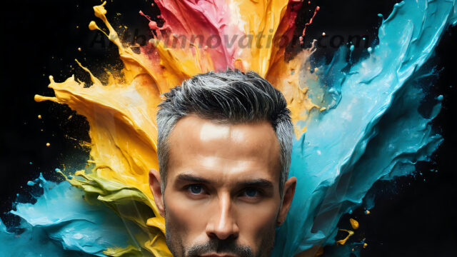 AI-generated abstract art images, featuring sexy, handsome, shirtless men, boys, lads, controlling colorful liquid water. A full-body photograph of a handsome young man with a strong muscular physique, and beautiful eyes. He starts to create a powerful and dynamic swirling vortex of rainbow colored liquid water. The vibrant and colorful water erupts and cascades forward. The fluid is dynamic, multiplying rapidly, and begins to dance in the air. The man, with a playful smile, interacts with the swirling fluids, his hands reaching out to manipulate the circular motion. The scene has a surreal, otherworldly feel, with a dreamlike atmosphere created by volumetric lighting, dramatic shadows, and an impossible color palette.