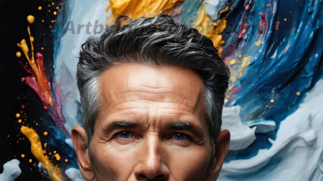 AI-generated abstract art images, featuring sexy, handsome, shirtless men, boys, lads, controlling colorful liquid water. A full-body photograph of a handsome young man with a strong muscular physique, and beautiful eyes. He starts to create a powerful and dynamic swirling vortex of rainbow colored liquid water. The vibrant and colorful water erupts and cascades forward. The fluid is dynamic, multiplying rapidly, and begins to dance in the air. The man, with a playful smile, interacts with the swirling fluids, his hands reaching out to manipulate the circular motion. The scene has a surreal, otherworldly feel, with a dreamlike atmosphere created by volumetric lighting, dramatic shadows, and an impossible color palette.