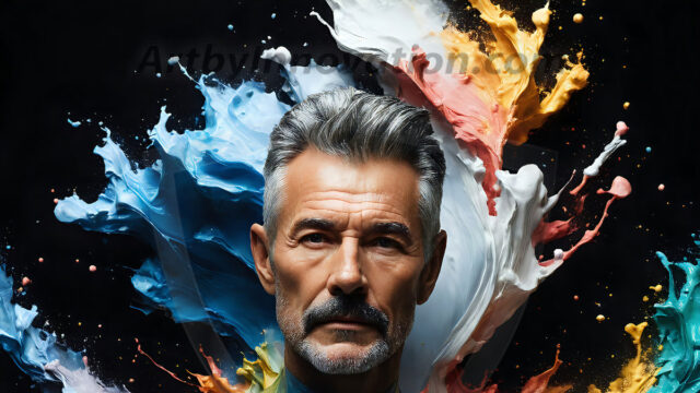 AI-generated abstract art images, featuring sexy, handsome, shirtless men, boys, lads, controlling colorful liquid water. A full-body photograph of a handsome young man with a strong muscular physique, and beautiful eyes. He starts to create a powerful and dynamic swirling vortex of rainbow colored liquid water. The vibrant and colorful water erupts and cascades forward. The fluid is dynamic, multiplying rapidly, and begins to dance in the air. The man, with a playful smile, interacts with the swirling fluids, his hands reaching out to manipulate the circular motion. The scene has a surreal, otherworldly feel, with a dreamlike atmosphere created by volumetric lighting, dramatic shadows, and an impossible color palette.