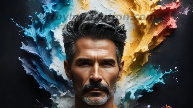 AI-generated abstract art images, featuring sexy, handsome, shirtless men, boys, lads, controlling colorful liquid water. A full-body photograph of a handsome young man with a strong muscular physique, and beautiful eyes. He starts to create a powerful and dynamic swirling vortex of rainbow colored liquid water. The vibrant and colorful water erupts and cascades forward. The fluid is dynamic, multiplying rapidly, and begins to dance in the air. The man, with a playful smile, interacts with the swirling fluids, his hands reaching out to manipulate the circular motion. The scene has a surreal, otherworldly feel, with a dreamlike atmosphere created by volumetric lighting, dramatic shadows, and an impossible color palette.