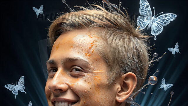 AI-generated abstract art images, featuring sexy, handsome, shirtless men, boys, lads, controlling colorful liquid water. A full-body photograph of a handsome young man with a strong muscular physique, and beautiful eyes. He starts to create a powerful and dynamic swirling vortex of rainbow colored liquid water. The vibrant and colorful water erupts and cascades forward. The fluid is dynamic, multiplying rapidly, and begins to dance in the air. The man, with a playful smile, interacts with the swirling fluids, his hands reaching out to manipulate the circular motion. The scene has a surreal, otherworldly feel, with a dreamlike atmosphere created by volumetric lighting, dramatic shadows, and an impossible color palette.