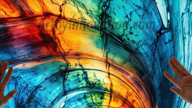 AI-generated abstract art images, featuring sexy, handsome, shirtless men, boys, lads, controlling colorful liquid water. A full-body photograph of a handsome young man with a strong muscular physique, and beautiful eyes. He starts to create a powerful and dynamic swirling vortex of rainbow colored liquid water. The vibrant and colorful water erupts and cascades forward. The fluid is dynamic, multiplying rapidly, and begins to dance in the air. The man, with a playful smile, interacts with the swirling fluids, his hands reaching out to manipulate the circular motion. The scene has a surreal, otherworldly feel, with a dreamlike atmosphere created by volumetric lighting, dramatic shadows, and an impossible color palette.