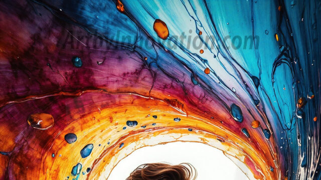 AI-generated abstract art images, featuring sexy, handsome, shirtless men, boys, lads, controlling colorful liquid water. A full-body photograph of a handsome young man with a strong muscular physique, and beautiful eyes. He starts to create a powerful and dynamic swirling vortex of rainbow colored liquid water. The vibrant and colorful water erupts and cascades forward. The fluid is dynamic, multiplying rapidly, and begins to dance in the air. The man, with a playful smile, interacts with the swirling fluids, his hands reaching out to manipulate the circular motion. The scene has a surreal, otherworldly feel, with a dreamlike atmosphere created by volumetric lighting, dramatic shadows, and an impossible color palette.