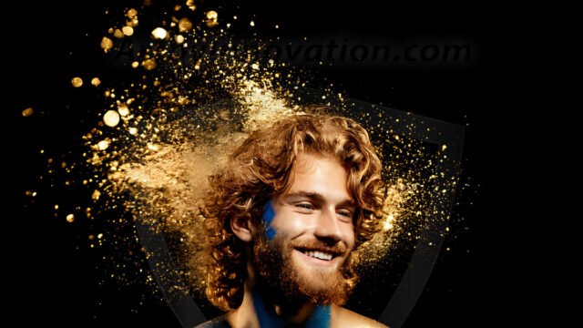 Abstract Male Art Ai Photos of Beautiful Men Enveloped by Colors. AI-generated abstract art featuring beautiful, handsome, sexy, shirtless, men, boys, lads, full of excitement joy and fun, covered in colors, dynamic, interactive, Combining elements of realism with surreal abstract qualities, showcasing the potential of AI in artistic expression.