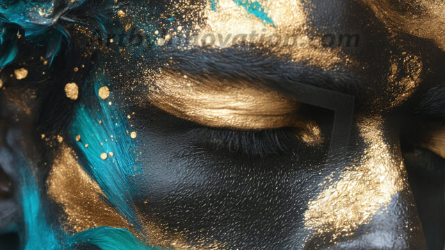 Abstract Male Art Ai Photos of Beautiful Men Enveloped by Colors. AI-generated abstract art featuring beautiful, handsome, sexy, shirtless, men, boys, lads, full of excitement joy and fun, covered in colors, dynamic, interactive, Combining elements of realism with surreal abstract qualities, showcasing the potential of AI in artistic expression.