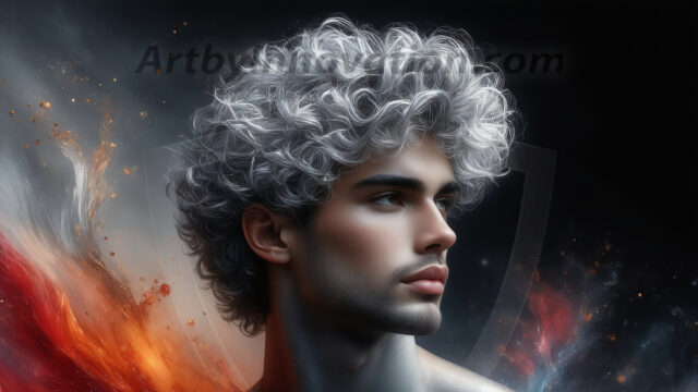 Abstract Male Art Ai Photos of Beautiful Men Enveloped by Colors. AI-generated abstract art featuring beautiful, handsome, sexy, shirtless, men, boys, lads, full of excitement joy and fun, covered in colors, dynamic, interactive, Combining elements of realism with surreal abstract qualities, showcasing the potential of AI in artistic expression.