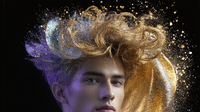 Abstract Male Art Ai Photos of Beautiful Men Enveloped by Colors. AI-generated abstract art featuring beautiful, handsome, sexy, shirtless, men, boys, lads, full of excitement joy and fun, covered in colors, dynamic, interactive, Combining elements of realism with surreal abstract qualities, showcasing the potential of AI in artistic expression.