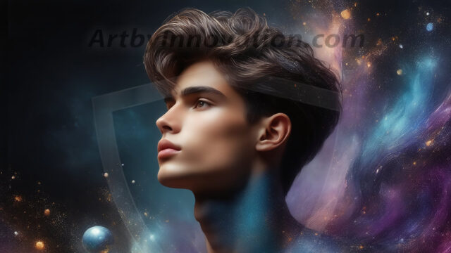 Abstract Male Art Ai Photos of Beautiful Men Enveloped by Colors. AI-generated abstract art featuring beautiful, handsome, sexy, shirtless, men, boys, lads, full of excitement joy and fun, covered in colors, dynamic, interactive, Combining elements of realism with surreal abstract qualities, showcasing the potential of AI in artistic expression.