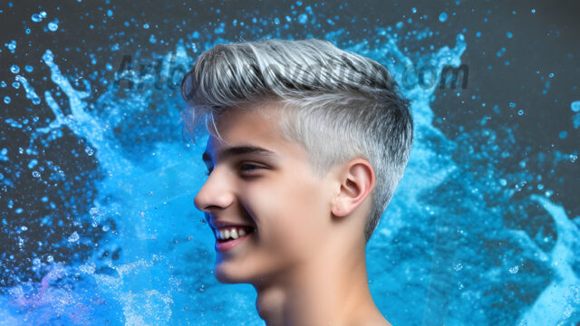 Abstract Male Art Ai Photos of Beautiful Men Enveloped by Colors. AI-generated abstract art featuring beautiful, handsome, sexy, shirtless, men, boys, lads, full of excitement joy and fun, covered in colors, dynamic, interactive, Combining elements of realism with surreal abstract qualities, showcasing the potential of AI in artistic expression.