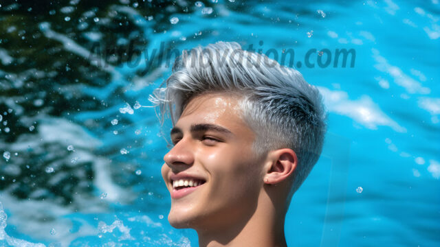 Abstract Male Art Ai Photos of Beautiful Men Enveloped by Colors. AI-generated abstract art featuring beautiful, handsome, sexy, shirtless, men, boys, lads, full of excitement joy and fun, covered in colors, dynamic, interactive, Combining elements of realism with surreal abstract qualities, showcasing the potential of AI in artistic expression.