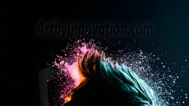 Abstract Male Art Ai Photos of Beautiful Men Enveloped by Colors. AI-generated abstract art featuring beautiful, handsome, sexy, shirtless, men, boys, lads, full of excitement joy and fun, covered in colors, dynamic, interactive, Combining elements of realism with surreal abstract qualities, showcasing the potential of AI in artistic expression.