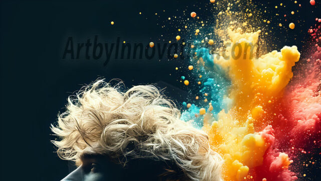 Abstract Male Art Ai Photos of Beautiful Men Enveloped by Colors. AI-generated abstract art featuring beautiful, handsome, sexy, shirtless, men, boys, lads, full of excitement joy and fun, covered in colors, dynamic, interactive, Combining elements of realism with surreal abstract qualities, showcasing the potential of AI in artistic expression.