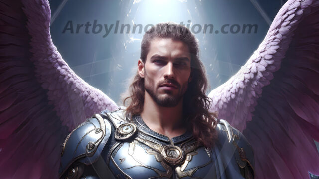 Male Angels of the Holy Divine - The Mighty & The Powerful: AI Fantasy Photos of Handsome Male Angels in Elegant Divine Armor, living in the golden city, with Vibrant Holy Wings. AI generated fantasy photos, of handsome male warrior angels, in divine armor with vibrant holy wings. Wearing ethereal or plate holy armor, and glistening golden gilded jewelry, emphasizing his god-like stature, vibrantly colored. Possessing grand feathered wings, that look like swords, these angel warriors are ready to battle on God's command. With men of all ages, races, and body types. In a city of gold, spiritual wonder city in the heavens, with ornate gold buildings, majestic gold architecture, ethereal cityscapes, and mystical waterfalls.